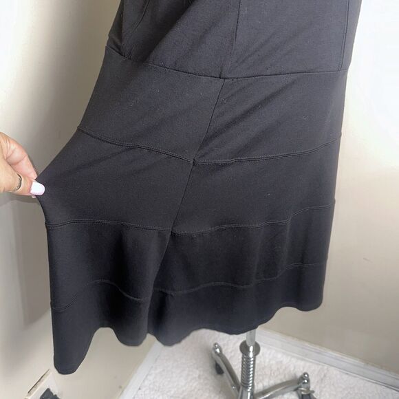 H&M Ruched Cream Peach Sleeveless Stretch Dress Size Xtra Large XL EUC - Picture 5 of 9